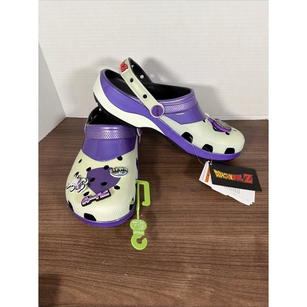 Crocs Dragon Ball Z Frieza Purple Classic Clogs‎ Unisex Adults MSRP $70